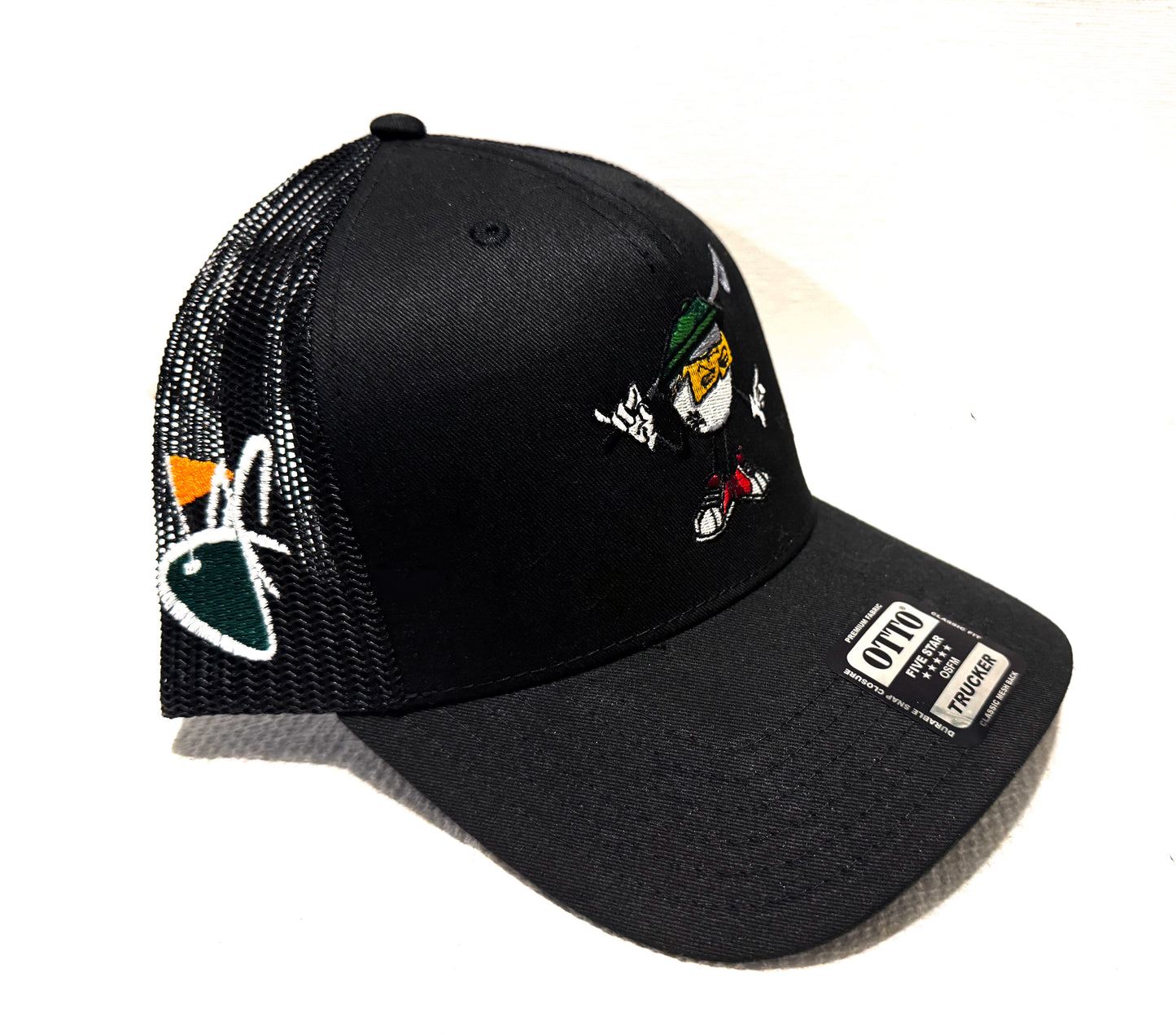 golf bboy hat - black