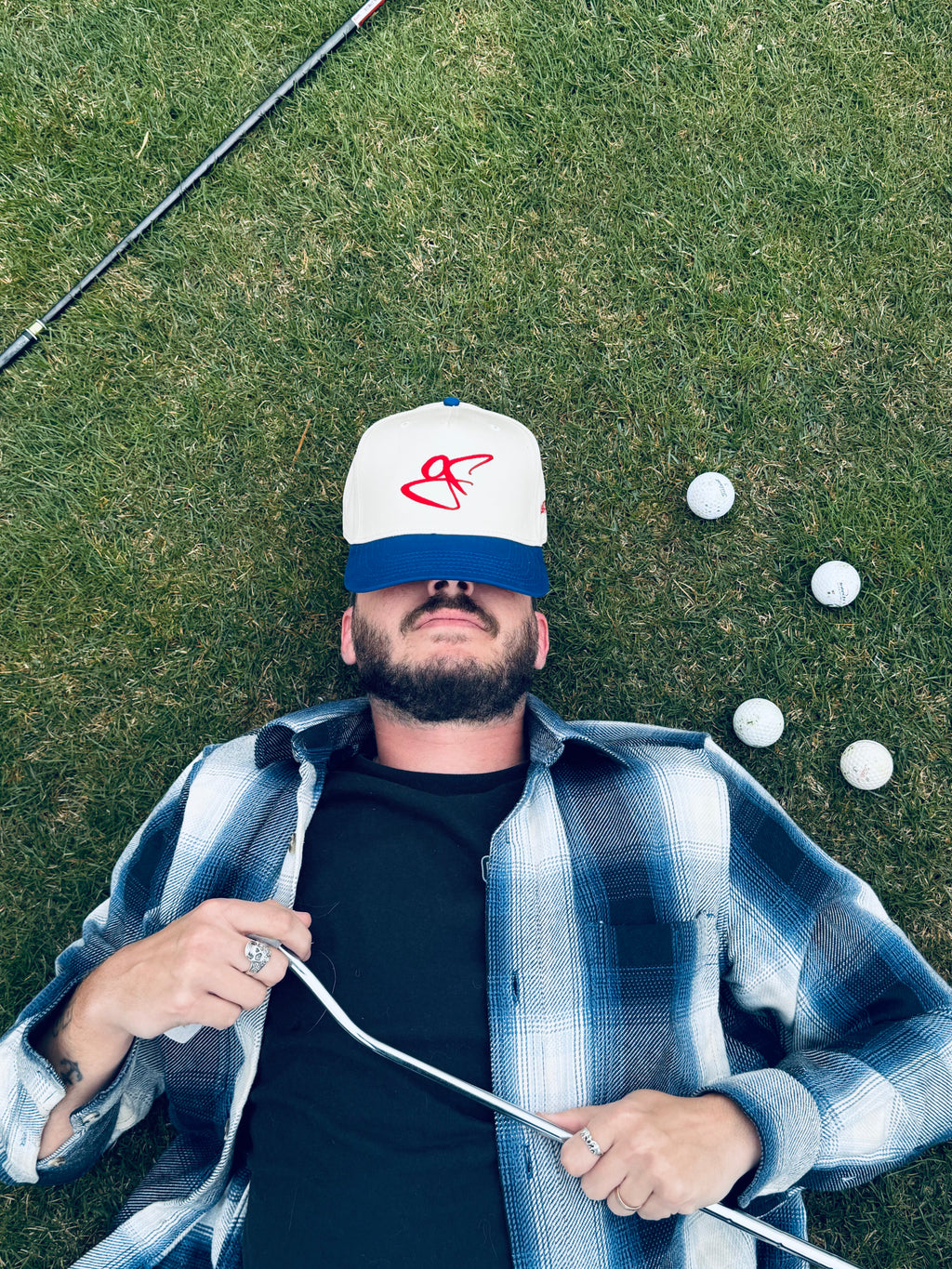 Gf two tone golf hat