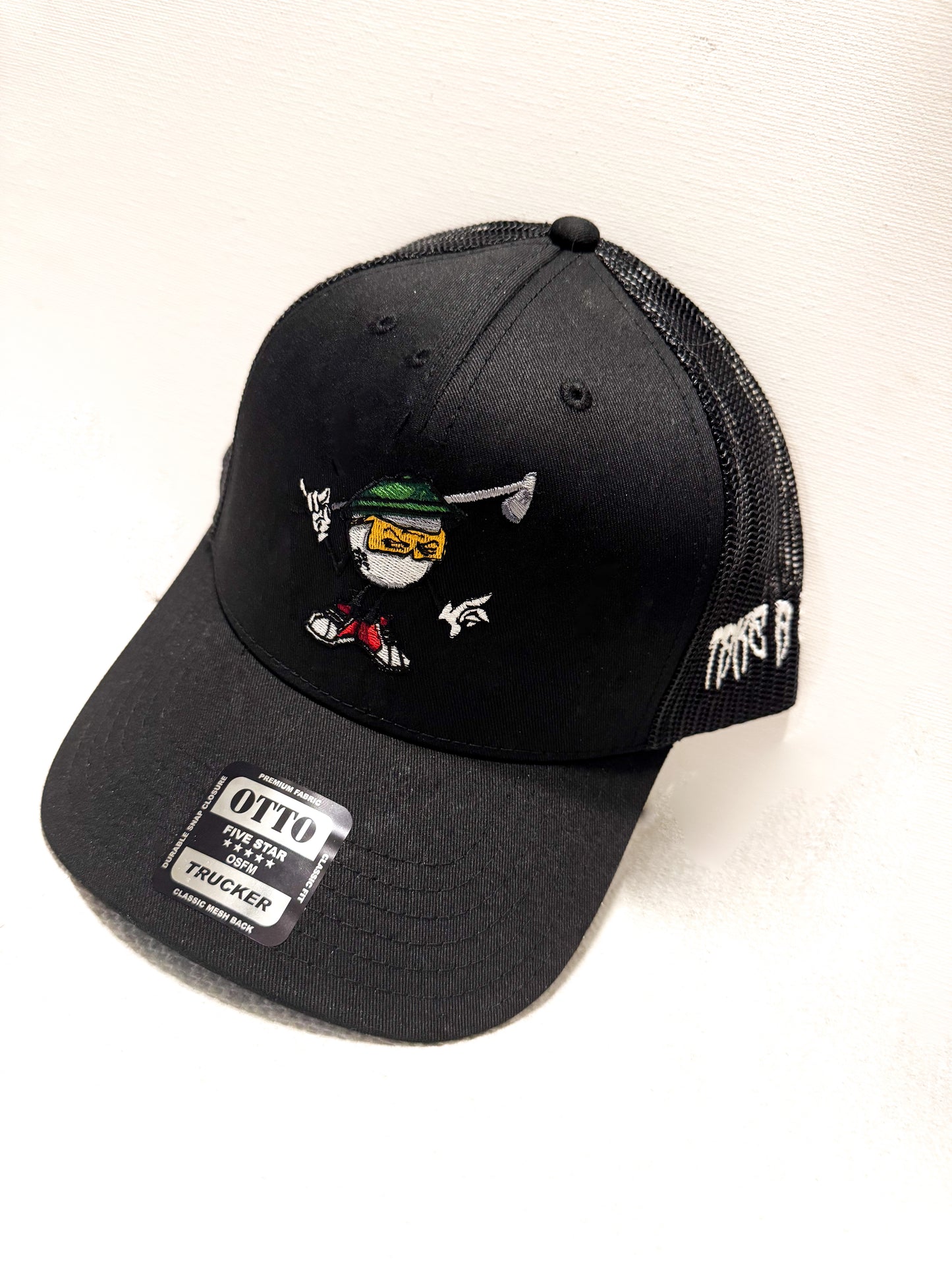 golf bboy hat - black