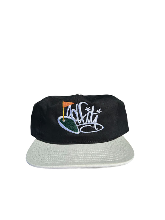Golfiti black/white two-tone SnapBack