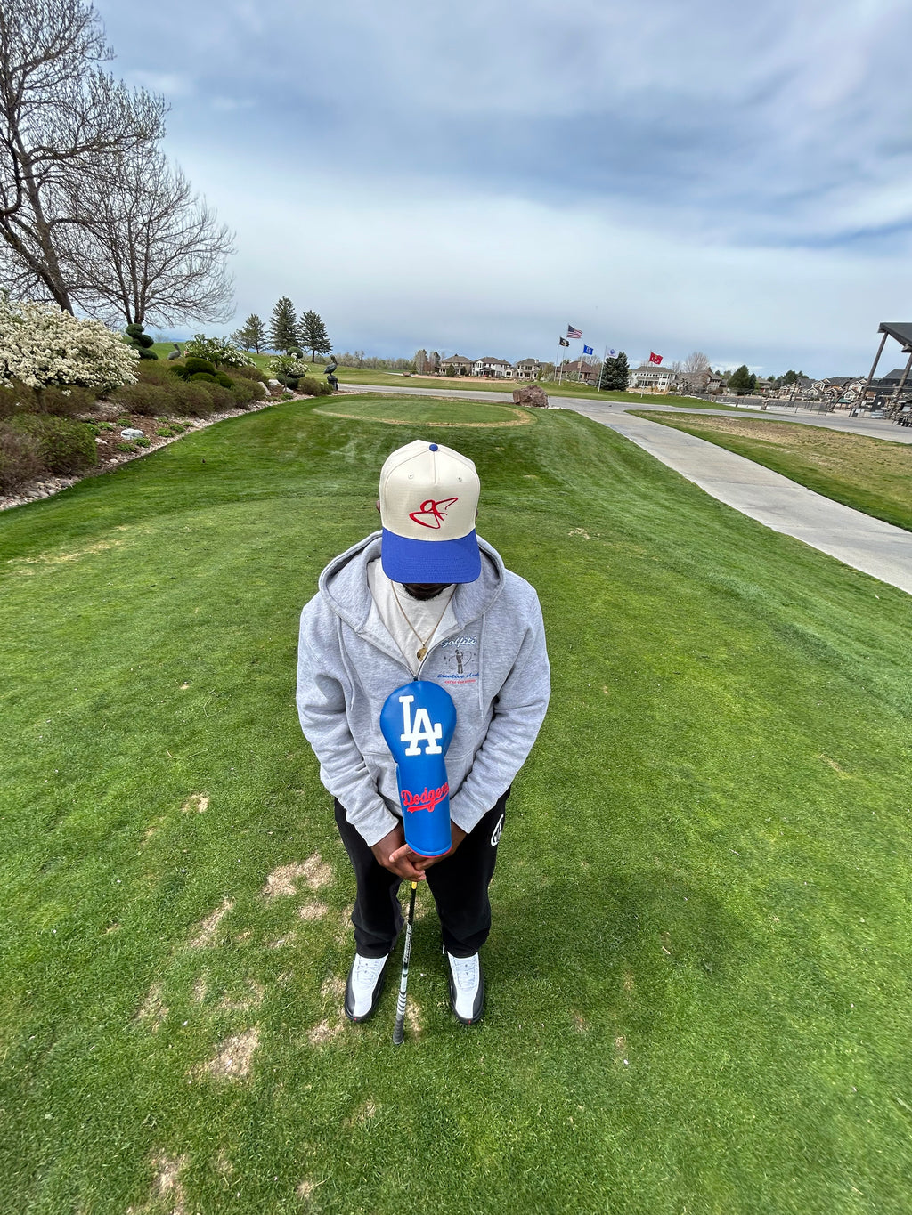 Gf two tone golf hat