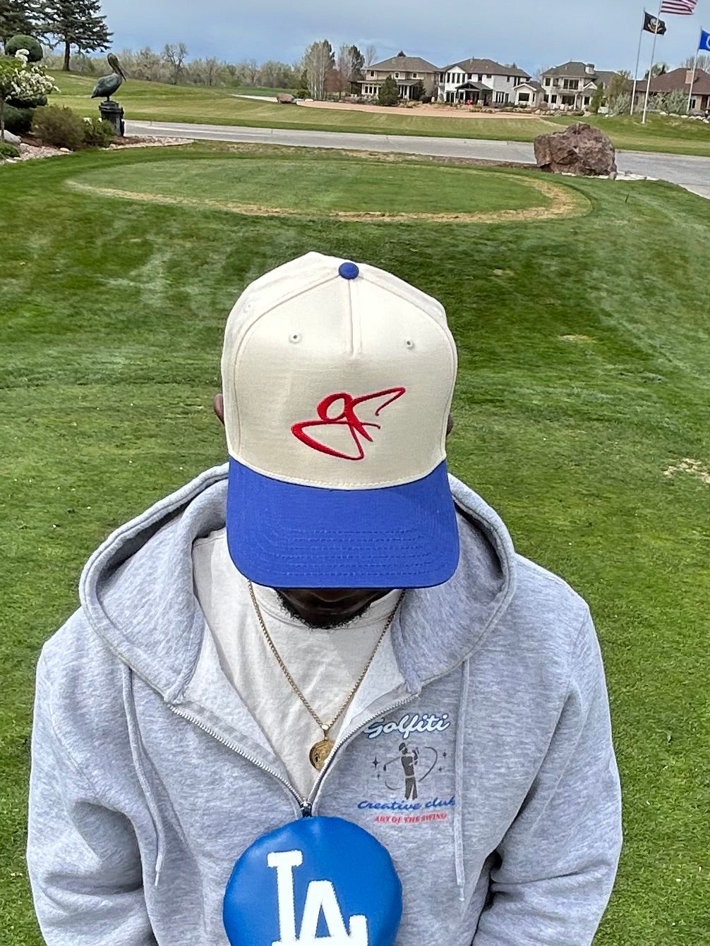 Gf two tone golf hat