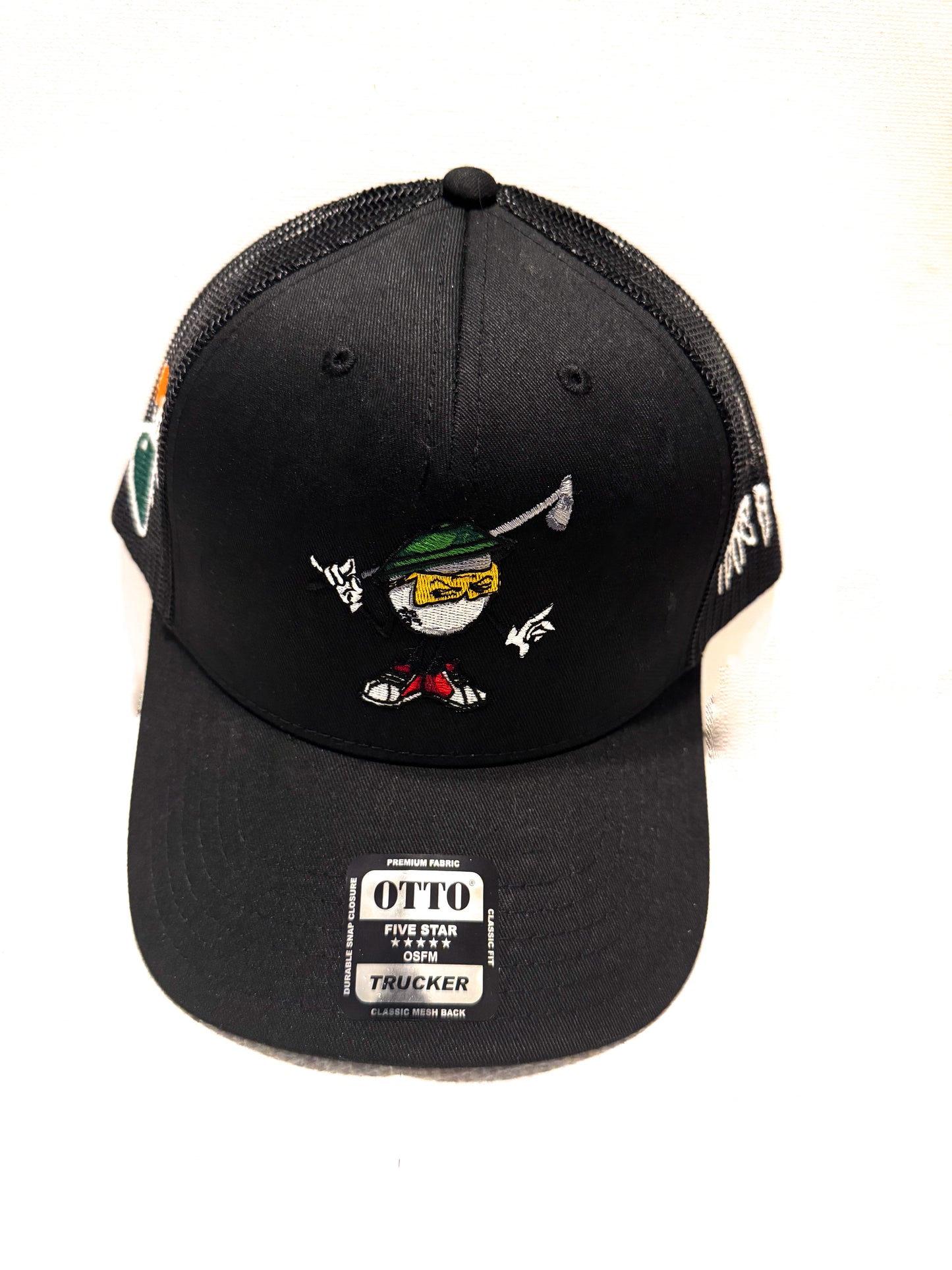 golf bboy hat - black